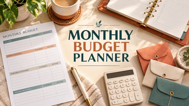 Monthly Budget Planner article cover