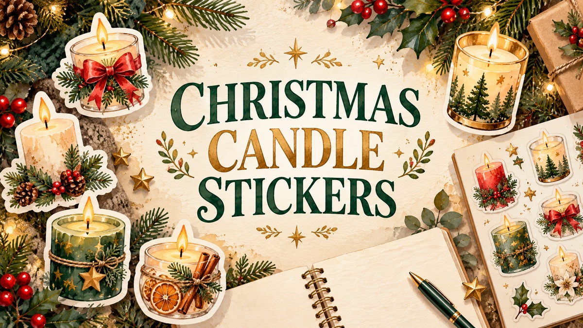 Christmas Candle Stickers article cover