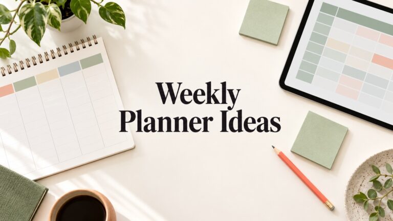 Weekly Planner Ideas article cover