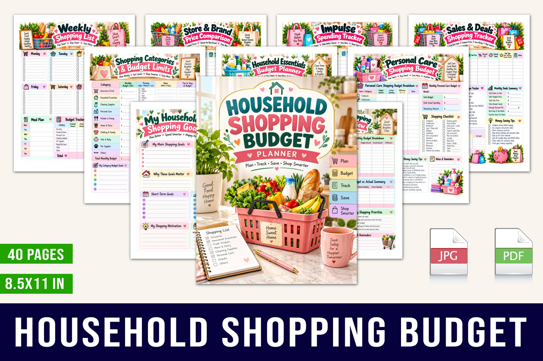 Black Friday Shopping Planner — Household Shopping Budget and Price-Comparison Workbook