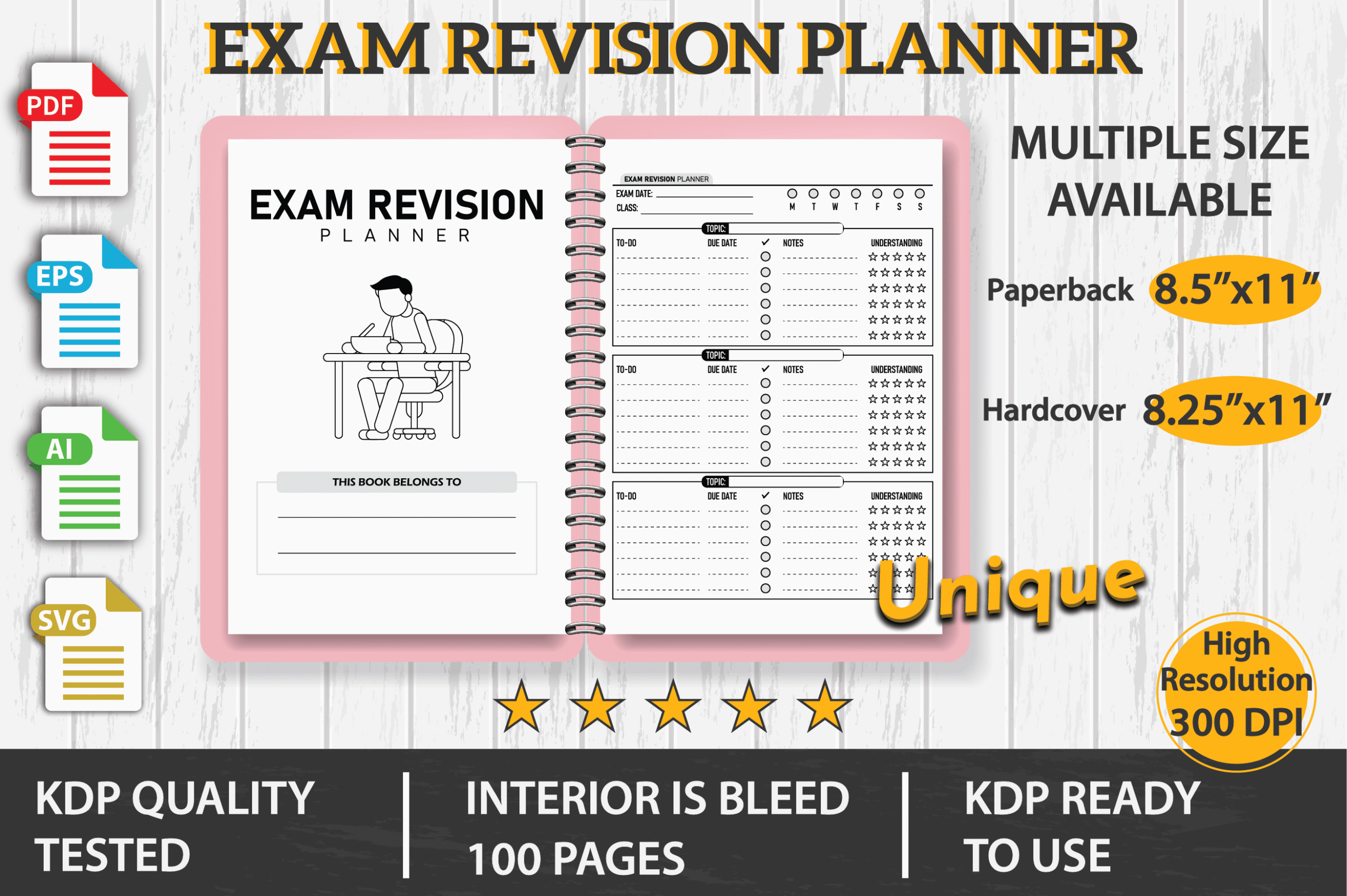 Exam Planner — Exam Revision Planner by HandyBooks