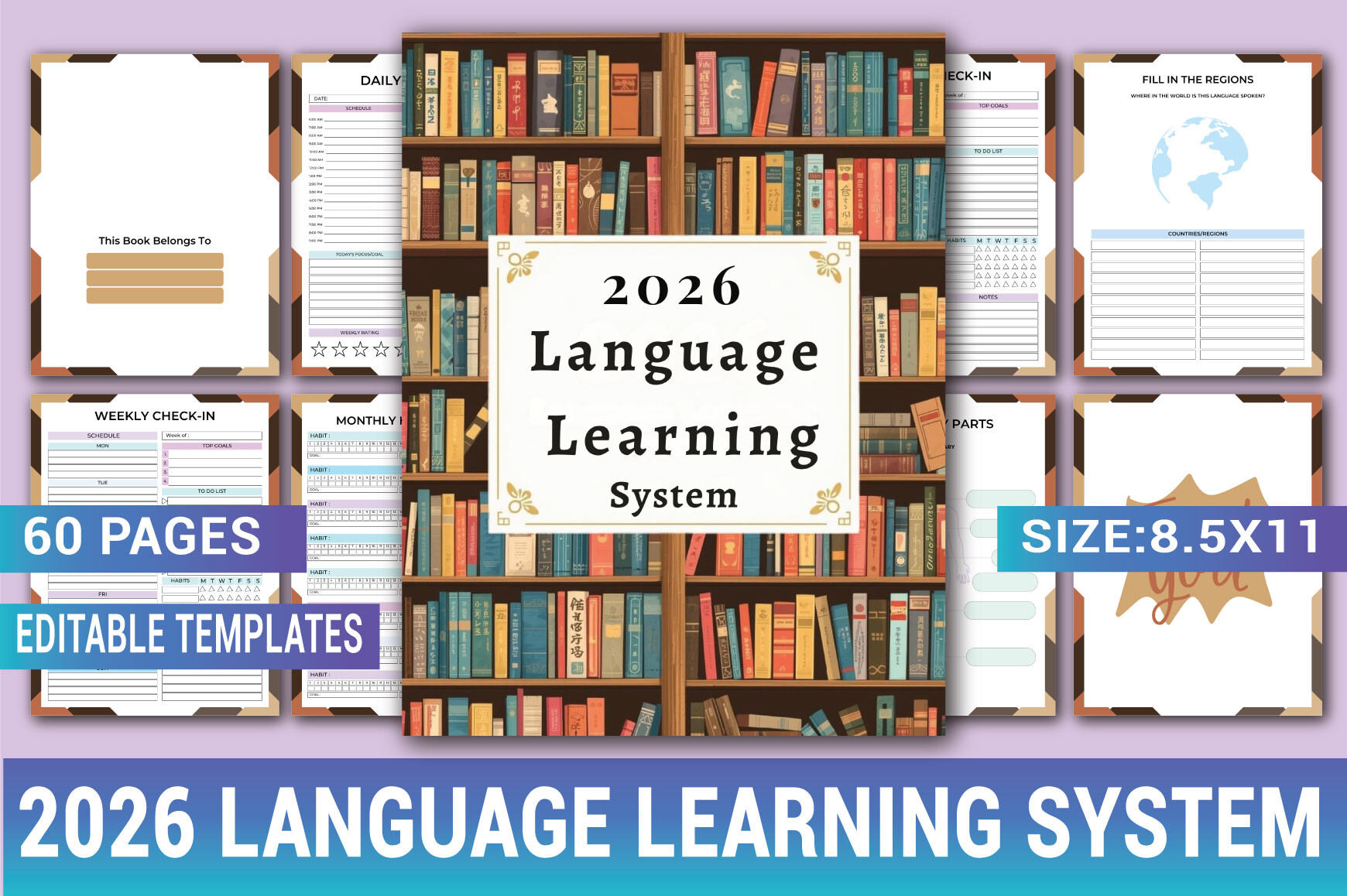 Language Learning Planner — 2026 Language Learning System