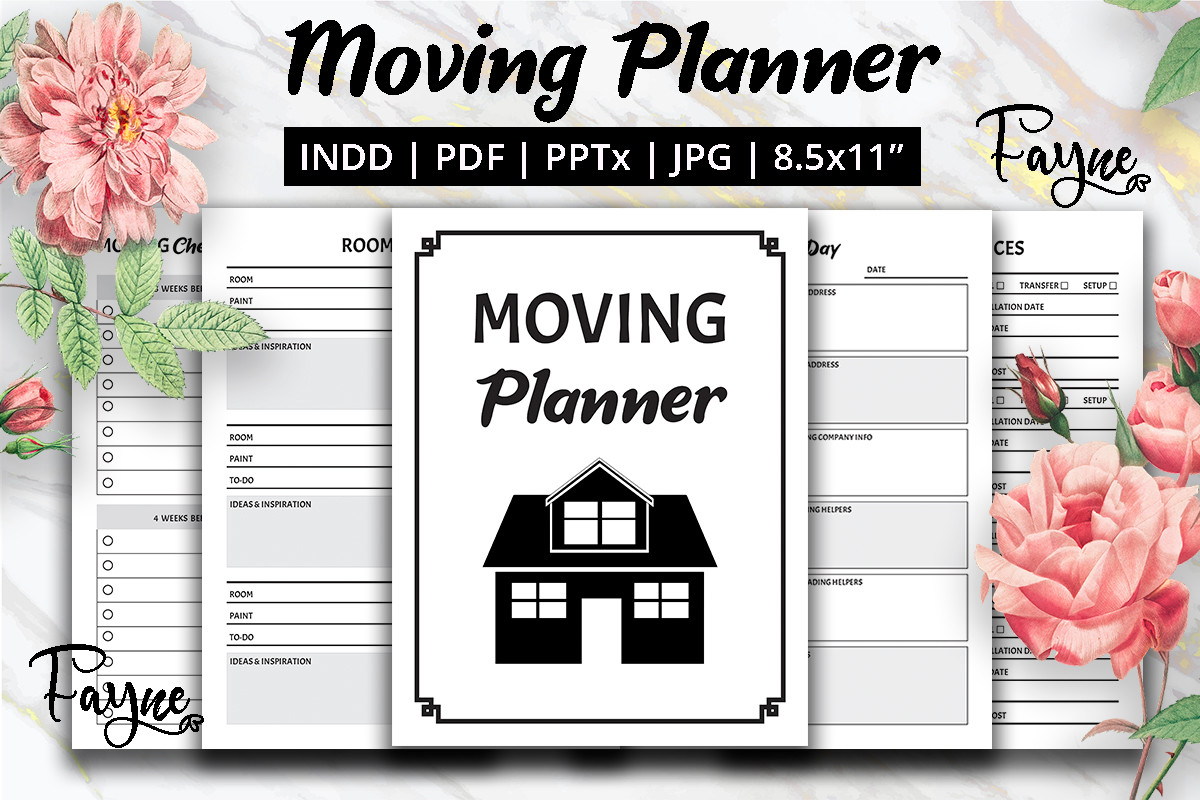 Moving Planner — Moving Planner with InDesign and PowerPoint Sources