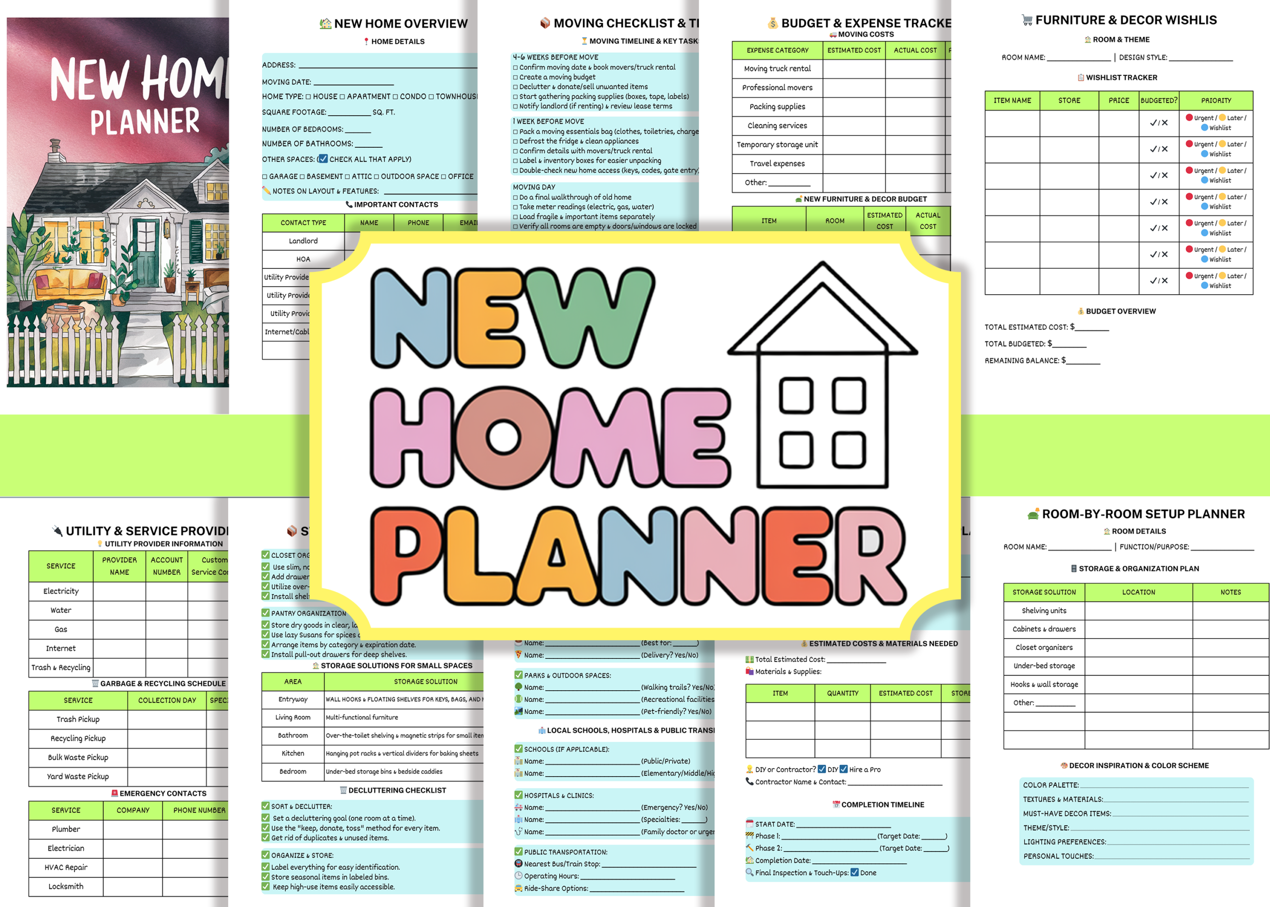 Moving Planner — New Home Planner for Arrival and Setup
