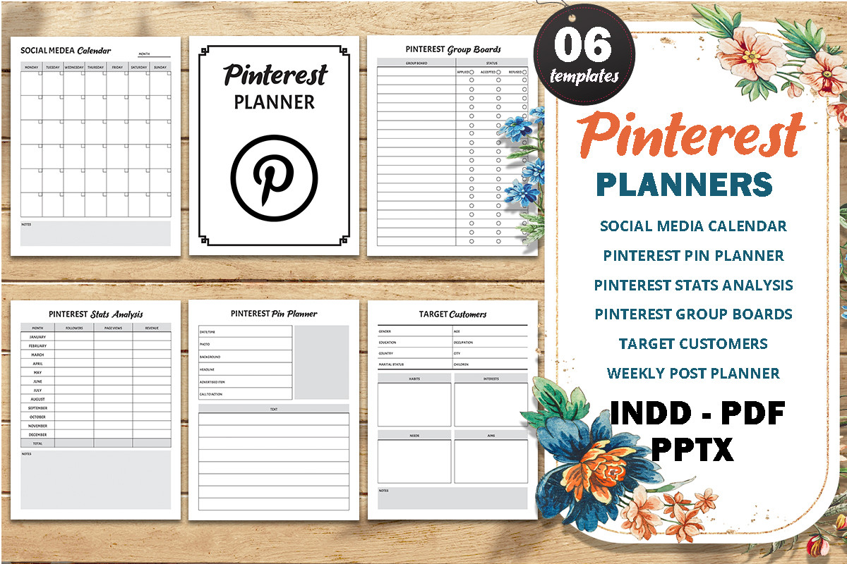 Pinterest Planner — Pinterest and Social Media Planner by Fayne