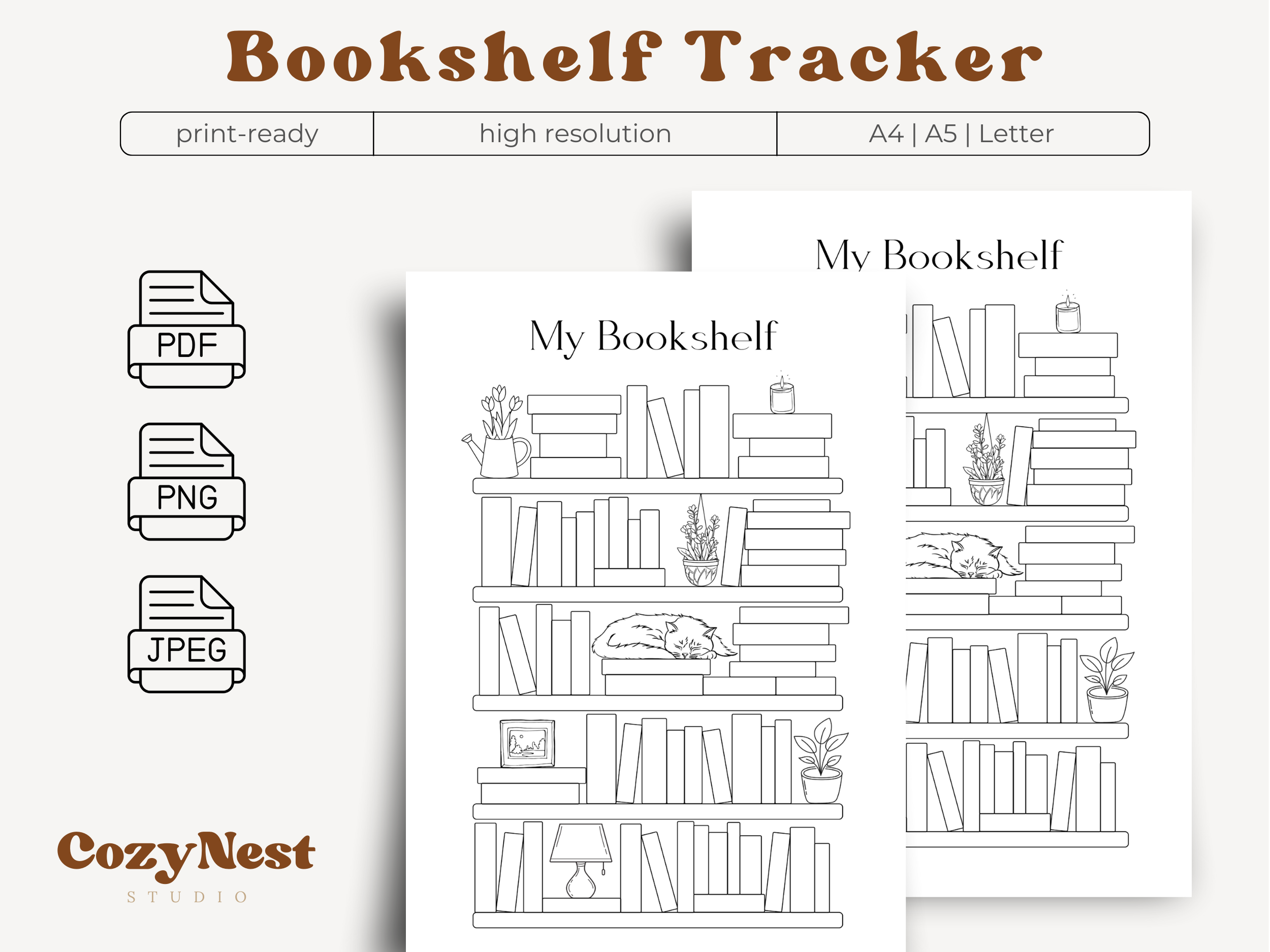 Reading Journal — Visual Bookshelf Tracker