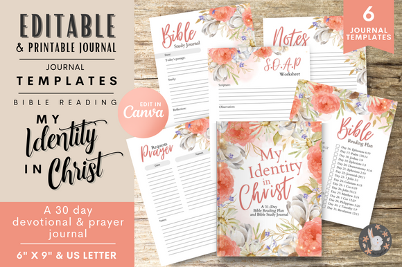 Prayer Journal — Devotional and Prayer Journal Templates