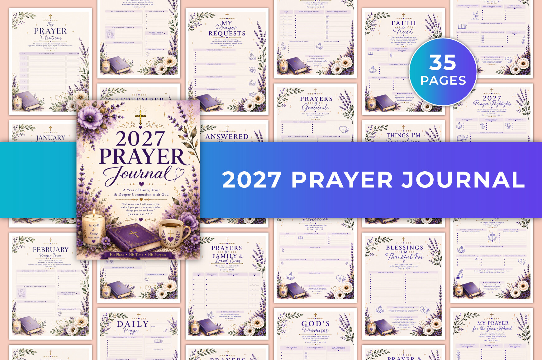 Prayer Journal — 2027 Prayer Journal KDP Interiors