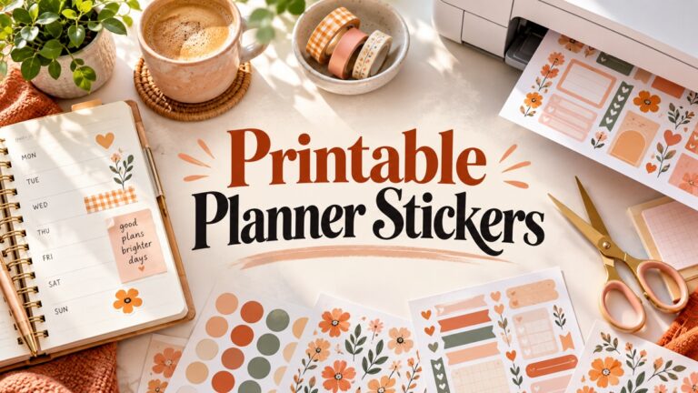 Printable Planner Stickers — planning ideas and sticker sheets