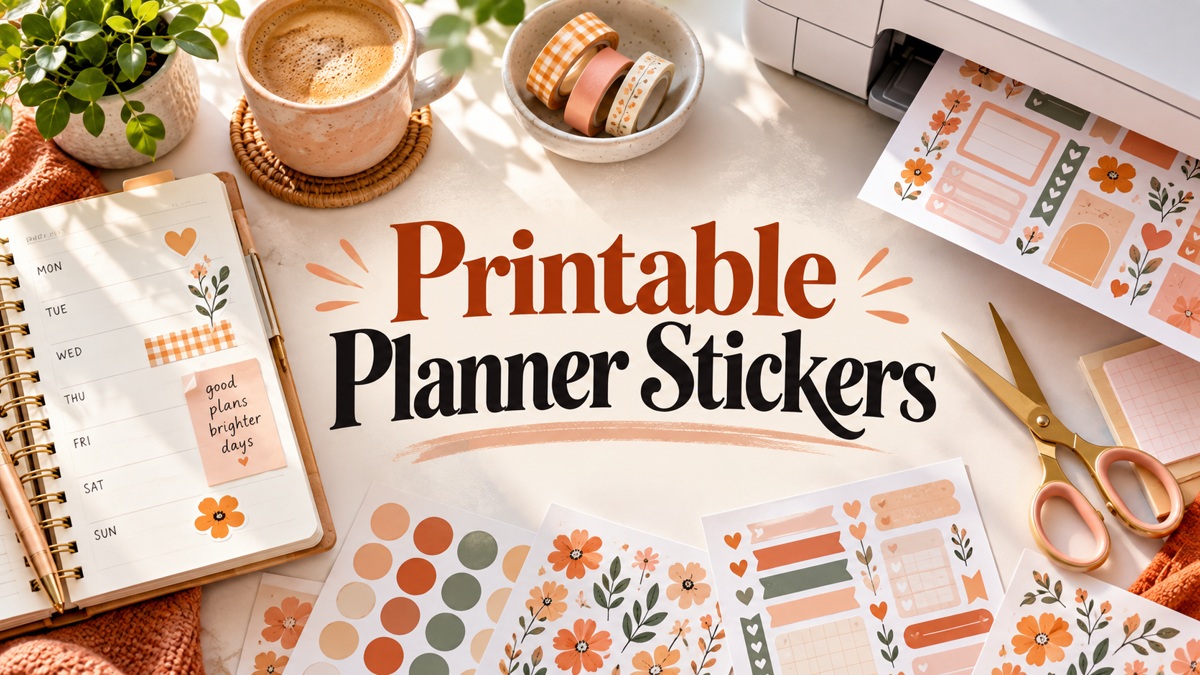 Printable Planner Stickers — planning ideas and sticker sheets