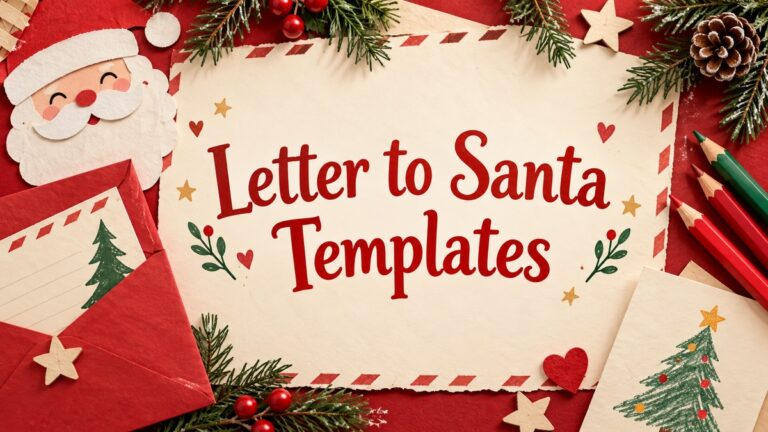 Letter to Santa Templates — editorial cover