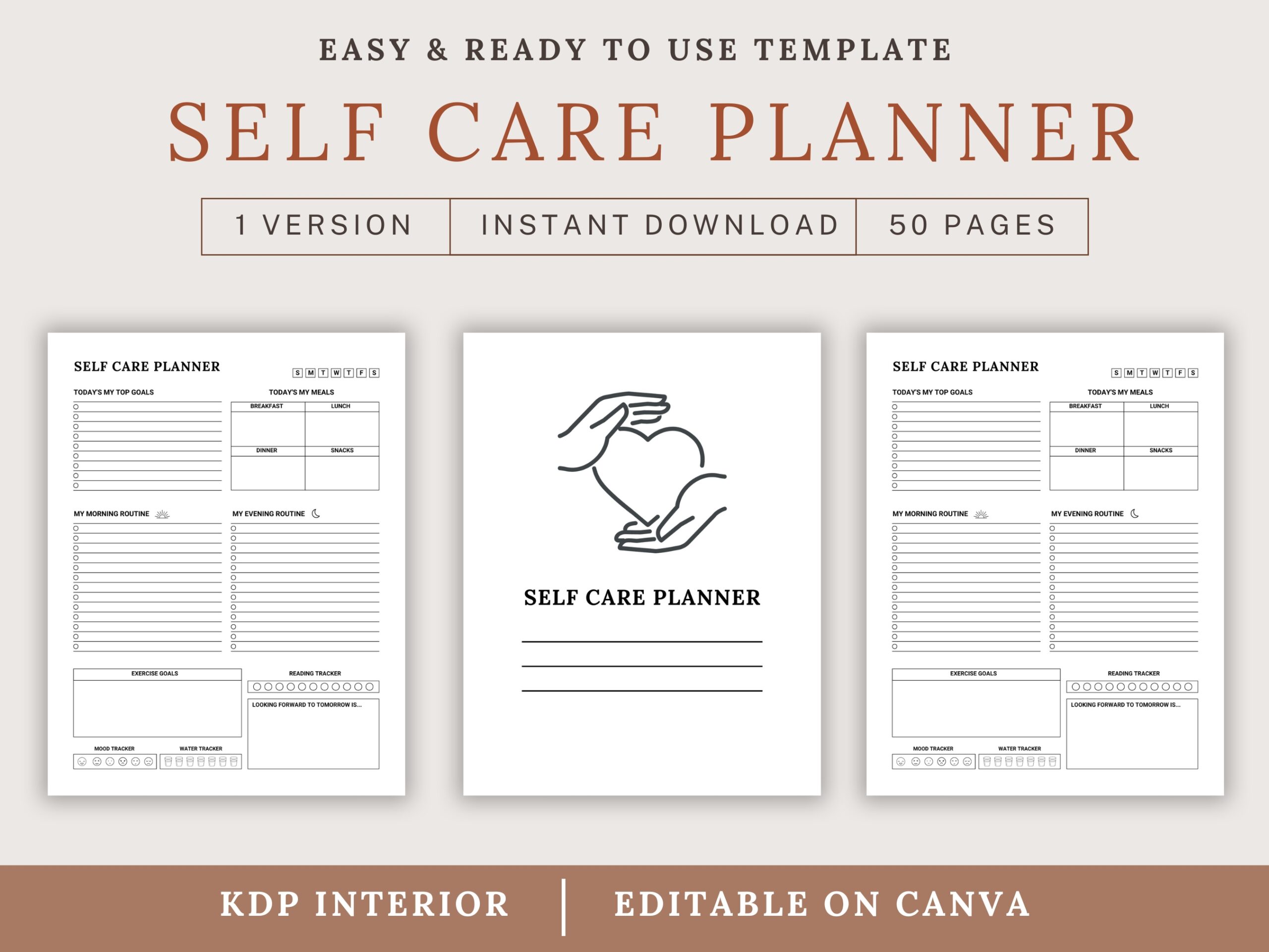 Self Care Planner — Self Care Planner KDP Interiors by Rakib Chowdhury