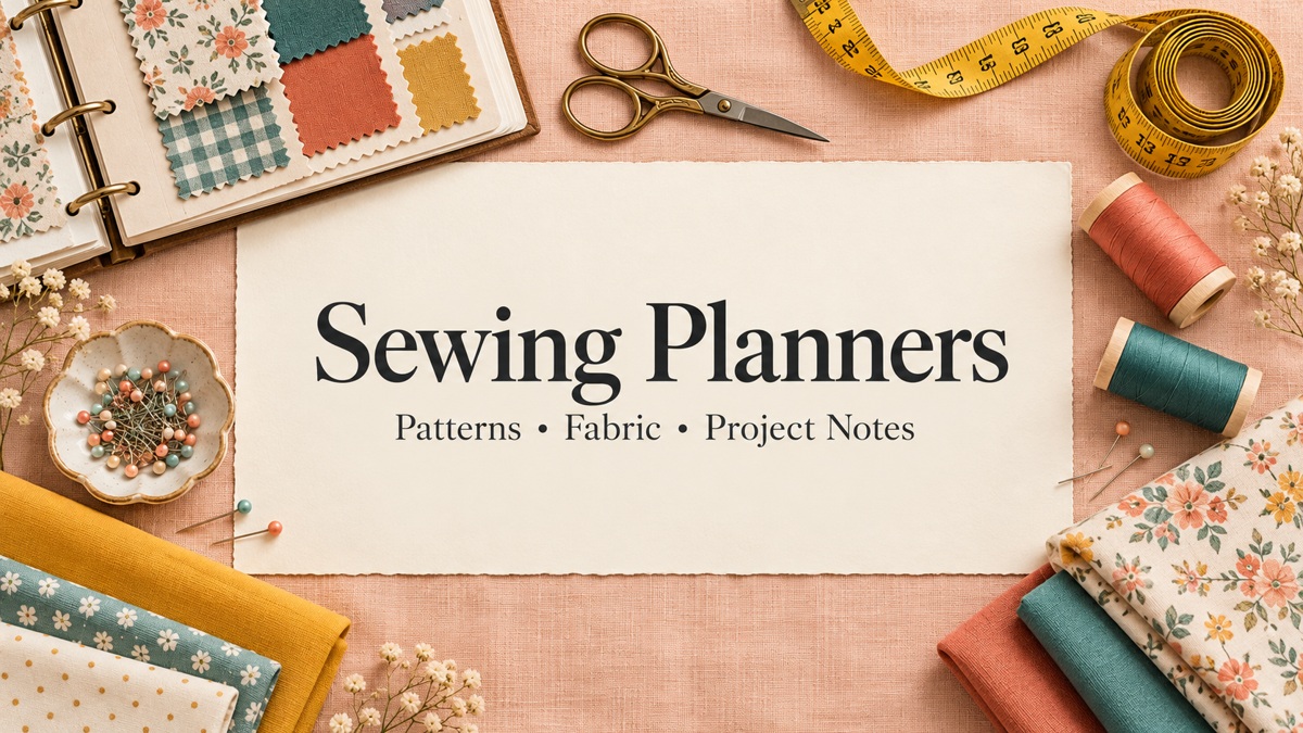 Sewing Planner editorial cover