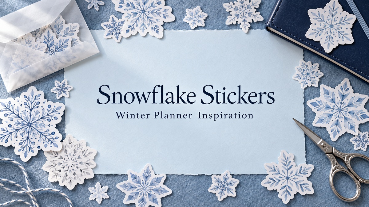 Snowflake Stickers editorial cover