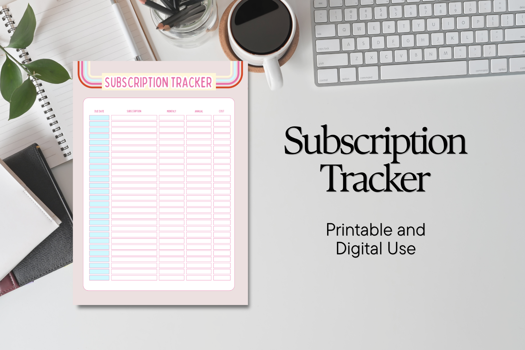 Subscription Tracker — Subscription Tracker Budget Planning