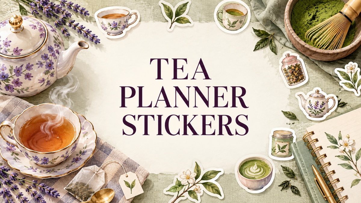 Tea Planner Stickers editorial cover