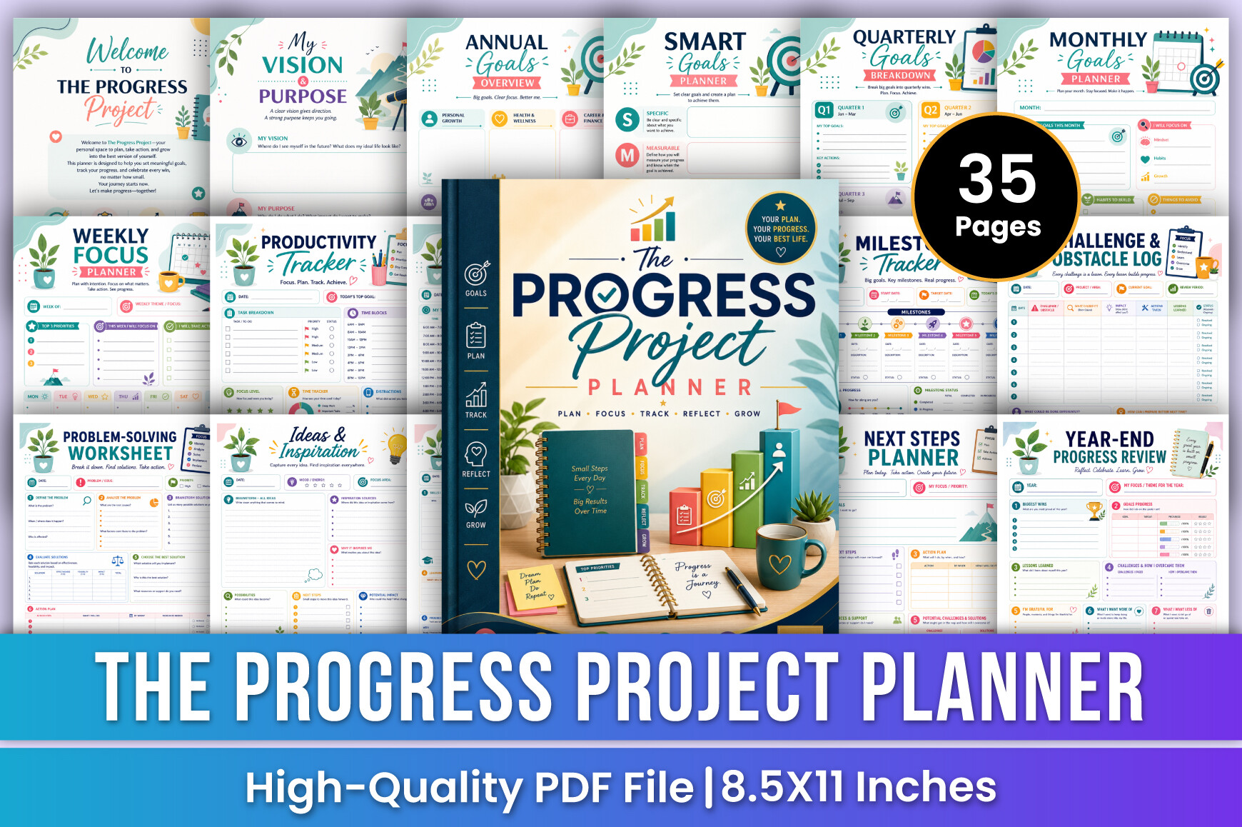 Project Planner — The Progress Project Planner by Mustafiz
