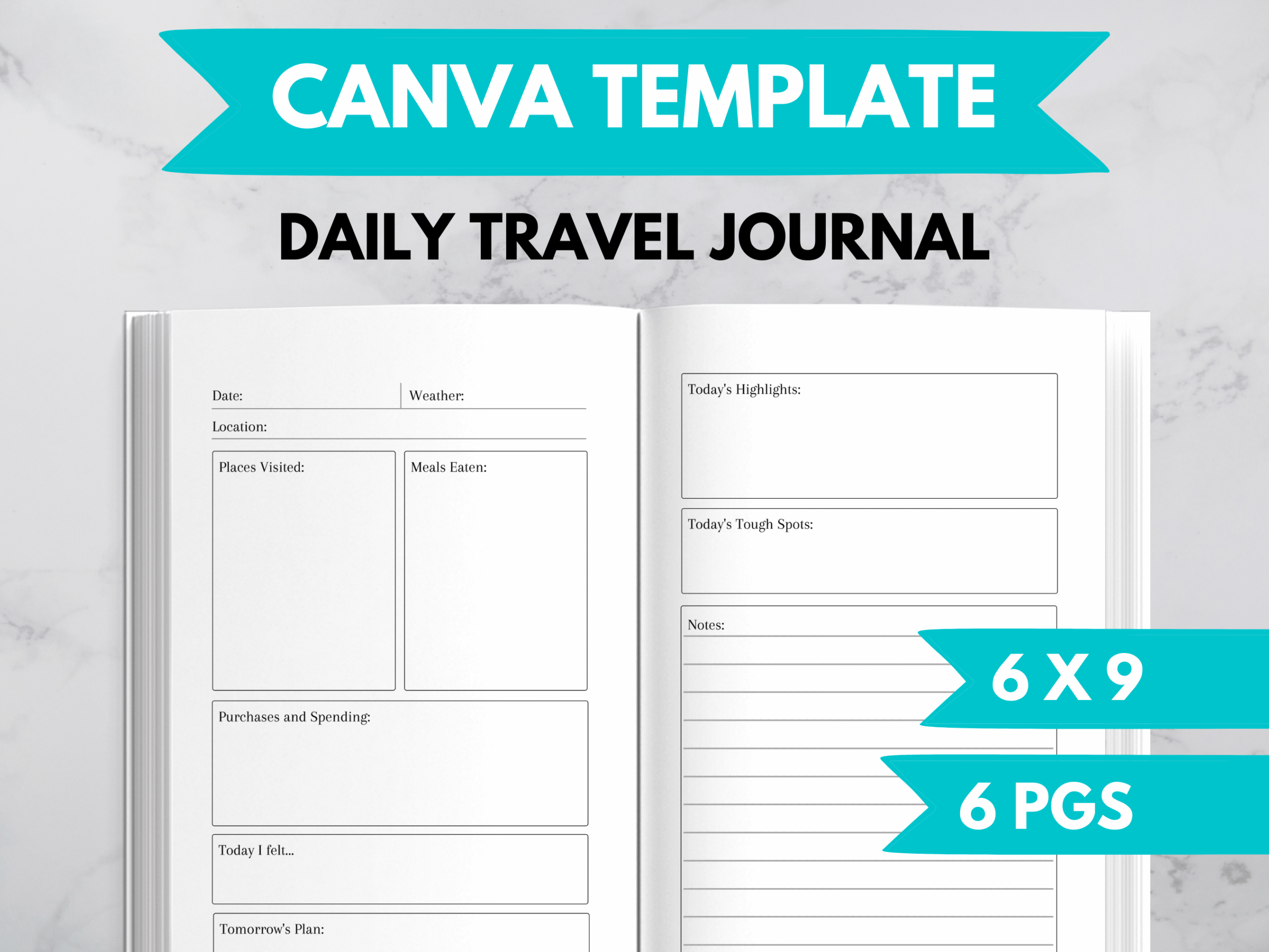 Travel Journal: selfpubmagic: Compact Daily Travel Journal