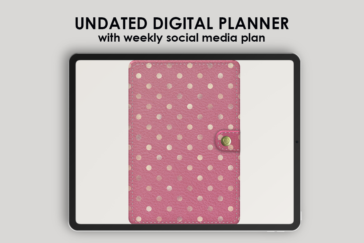 Undated Digital Planner: Undated Digital Planner by PlannerNook