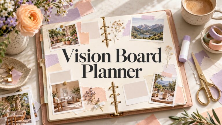 Vision Board Planner cover