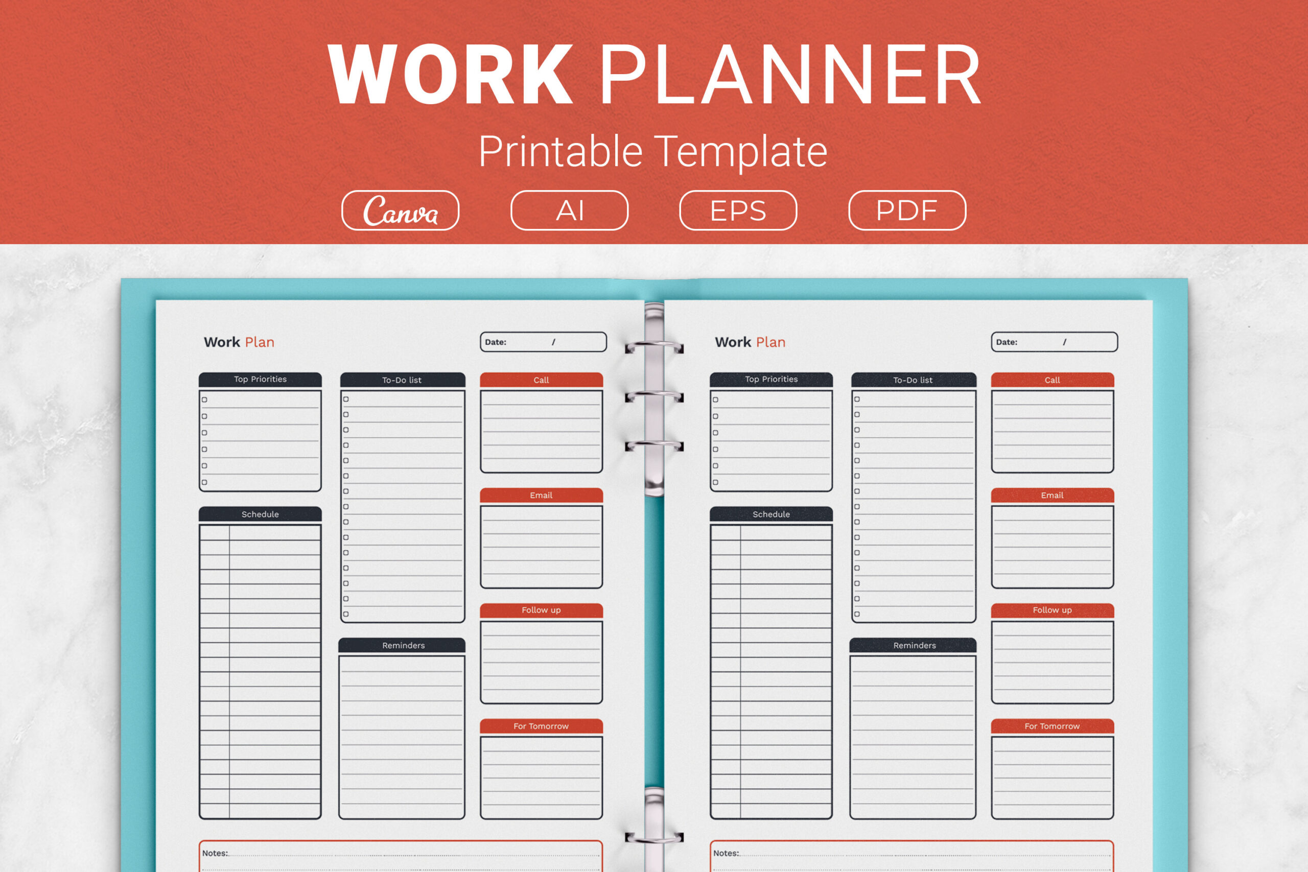 Work Planner — Work Planner with Calls and Follow-Ups by JUNDI
